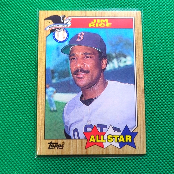 Vintage All Star Topps Jim Rice 1987 Card #610 American League - Picture 10 of 10